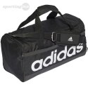 Torba adidas Essentials Linear Duffel Medium czarno-biała HT4743 Adidas