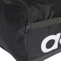 Torba adidas Essentials Linear Duffel Medium czarno-biała HT4743 Adidas