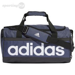 Torba adidas Essentials Linear Duffel Medium granatowo-biała HR5349 Adidas