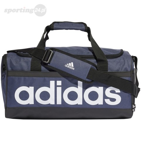 Torba adidas Essentials Linear Duffel Small granatowo-biała HR5353 Adidas