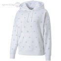 Bluza damska Puma Brand Love AOP Hoodie FL biała 535706 02 Puma