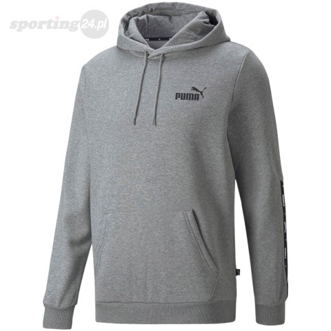 Bluza męska Puma ESS+ Tape Hoodie FL szara 849040 03 Puma