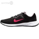 Buty dla dzieci Nike Revolution 6 NN (GS) czarno-różowe DD1096 007 Nike