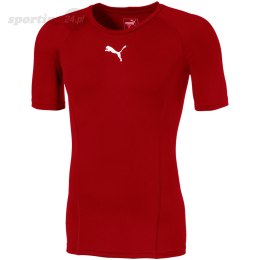 Koszulka męska Puma LIGA Baselayer SS czerwona 655918 01 Puma