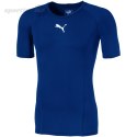 Koszulka męska Puma LIGA Baselayer SS niebieska 655918 02 Puma