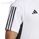 Koszulka męska adidas Tiro 23 Competition Jersey biało-czarna IC4565 Adidas teamwear