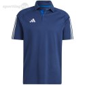 Koszulka męska adidas Tiro 23 Competition Polo granatowa HK8052 Adidas teamwear