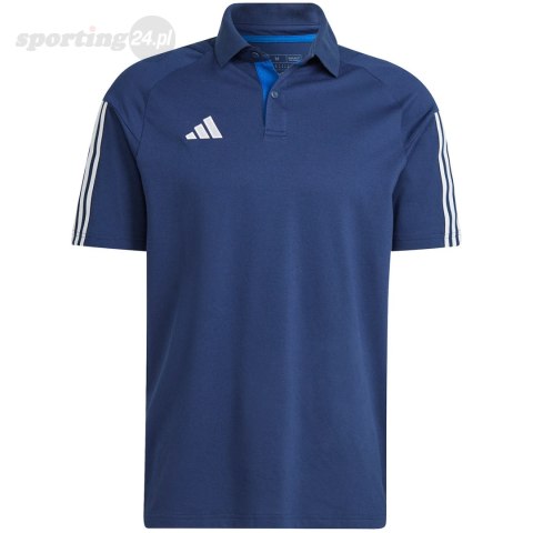 Koszulka męska adidas Tiro 23 Competition Polo granatowa HK8052 Adidas teamwear