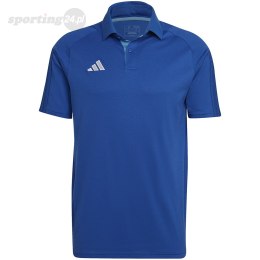 Koszulka męska adidas Tiro 23 Competition Polo niebieska HU1342 Adidas teamwear