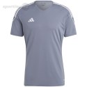 Koszulka męska adidas Tiro 23 League Jersey szara IC7478 Adidas teamwear