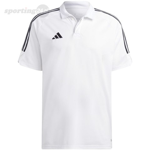 Koszulka męska adidas Tiro 23 League Polo biała HS3580 Adidas teamwear