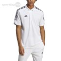 Koszulka męska adidas Tiro 23 League Polo biała HS3580 Adidas teamwear