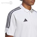 Koszulka męska adidas Tiro 23 League Polo biała HS3580 Adidas teamwear