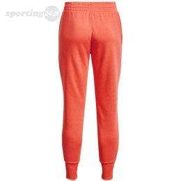 Spodnie damskie Under Armour Rival Fleece pomarańczowe 1356416 877 Under Armour