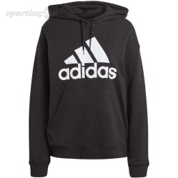 Bluza damska adidas Essentials Big Logo Oversized French Terry Hoodie czarna HR4934 Adidas