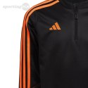 Bluza dla dzieci adidas Tiro 23 Club Training Top czarno-pomarańczowa HZ0186 Adidas