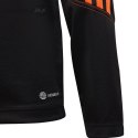 Bluza dla dzieci adidas Tiro 23 Club Training Top czarno-pomarańczowa HZ0186 Adidas