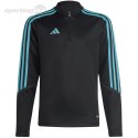 Bluza dla dzieci adidas Tiro 23 Club Training Top szaro-niebieska IC1582 Adidas