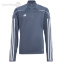 Bluza dla dzieci adidas Tiro 23 League Training Top szaro-biała HS3491 Adidas teamwear