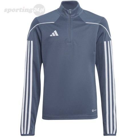 Bluza dla dzieci adidas Tiro 23 League Training Top szaro-biała HS3491 Adidas teamwear