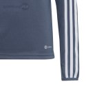 Bluza dla dzieci adidas Tiro 23 League Training Top szaro-biała HS3491 Adidas teamwear