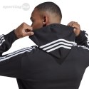 Bluza męska adidas Essentials French Terry 3-Stripes Hoodie czarna IC0435 Adidas