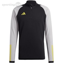 Bluza męska adidas Tiro 23 Competition Training Top czarno-szara HU1307 Adidas teamwear