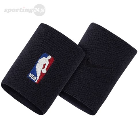 Frotki na nadgarstek Nike NBA czarne NKN03001OS Nike