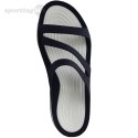 Klapki damskie Crocs Swiftwater Sandal W granatowo-białe 203998 462 Crocs