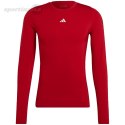 Koszulka męska adidas Techfit Aeroready Long Sleeve Tee czerwona HP0639 Adidas teamwear