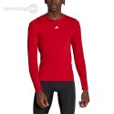 Koszulka męska adidas Techfit Aeroready Long Sleeve Tee czerwona HP0639 Adidas teamwear