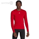 Koszulka męska adidas Techfit Aeroready Long Sleeve Tee czerwona HP0639 Adidas teamwear