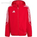 Kurtka dla dzieci adidas Tiro 23 League Windbreaker czerwona IA1624 Adidas teamwear