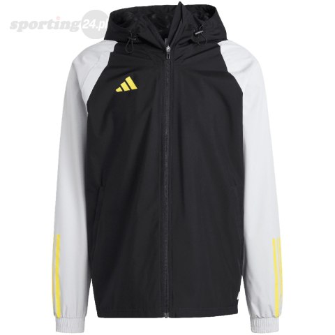 Kurtka męska adidas Tiro 23 Competition All-Weather czarno-szara IC4571 Adidas teamwear