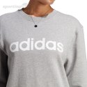 Bluza damska adidas Essentials Linear French Terry szara IC6880 Adidas