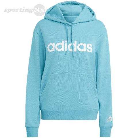 Bluza damska adidas Essentials Linear błękitna IC6886 Adidas