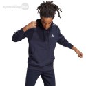 Bluza męska adidas Essentials French Terry 3-Stripes Hoodie granatowa IC0436 Adidas