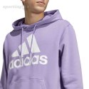 Bluza męska adidas Essentials French Terry Big Logo Hoodie fioletowa IC9368 Adidas