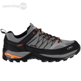 Buty trekkingowe męskie CMP Rigel Low WP szaro-czarno-pomarańczowe 3Q5445775UE CMP