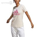 Koszulka damska adidas Loungewear Essentials Logo Tee kremowa IB9455 Adidas