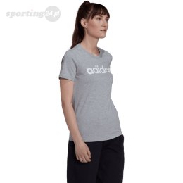 Koszulka damska adidas Loungwear Essentials Slim Logo szara HL2053 Adidas