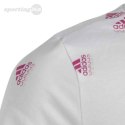 Koszulka dla dzieci adidas Brand Love Print Cotton Tee biała IB8918 Adidas