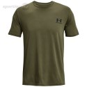 Koszulka męska Under Armour Sportstyle Left Chest SS khaki 1326799 390 Under Armour