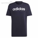 Koszulka męska adidas Essentials Single Jersey Linear Embroidered Logo Tee granatowa IC9275 Adidas