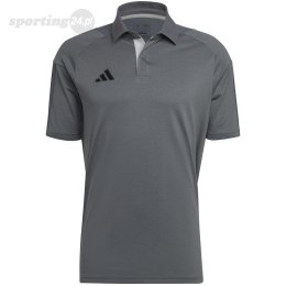 Koszulka męska adidas Tiro 23 Competition Polo szara HU1344 Adidas teamwear