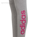 Legginsy dla dzieci adidas Essentials Linear Logo szare IC3580 Adidas