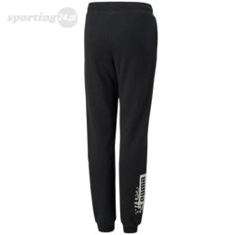 Spodnie dla dzieci Puma Alpha Sweatpants FL cL G czarne 670222 01 Puma