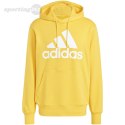 Bluza męska adidas Essentials French Terry Big Logo Hoodie żółta IC9834 Adidas