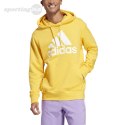 Bluza męska adidas Essentials French Terry Big Logo Hoodie żółta IC9834 Adidas