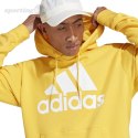 Bluza męska adidas Essentials French Terry Big Logo Hoodie żółta IC9834 Adidas